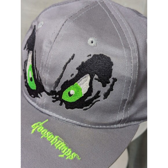 VINTAGE 1995 Youth Goosebumps Spooky Eyes Hat Cap Snap Back 90s - Picture 7 of 10